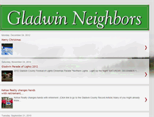 Tablet Screenshot of gladwinneighbors.blogspot.com