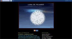 Desktop Screenshot of lunadepajaritos.blogspot.com