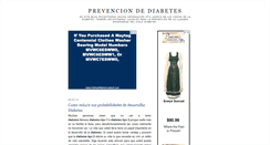Desktop Screenshot of prevencion-causasdediabetes.blogspot.com