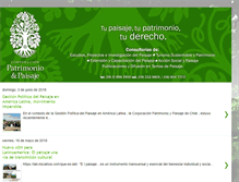 Tablet Screenshot of patrimonioypaisaje.blogspot.com