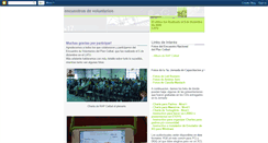 Desktop Screenshot of encuentrovoluntarios.blogspot.com