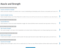 Tablet Screenshot of buildmuscleandstrength.blogspot.com