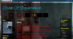 Desktop Screenshot of criesofconscience.blogspot.com