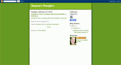 Desktop Screenshot of deannaandtony.blogspot.com