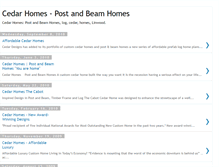 Tablet Screenshot of cedar-homes.blogspot.com