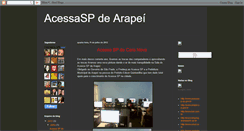 Desktop Screenshot of acessaarapei.blogspot.com