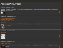 Tablet Screenshot of acessaarapei.blogspot.com