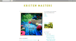 Desktop Screenshot of kristenmastersjewellery.blogspot.com