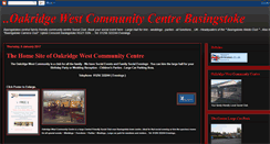 Desktop Screenshot of oakridgewestcommunitycentre.blogspot.com