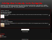 Tablet Screenshot of oakridgewestcommunitycentre.blogspot.com
