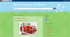 Desktop Screenshot of notremaisondebouix.blogspot.com