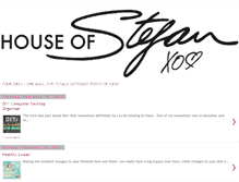 Tablet Screenshot of houseofstefan.blogspot.com