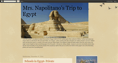 Desktop Screenshot of mrsnapolitanoinegypt.blogspot.com