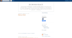 Desktop Screenshot of humorocracy.blogspot.com