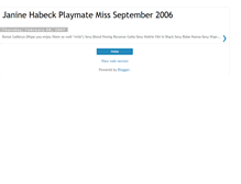 Tablet Screenshot of janinehabeckplaymate.blogspot.com