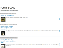 Tablet Screenshot of funky2cool.blogspot.com