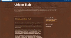 Desktop Screenshot of africanhairtips.blogspot.com