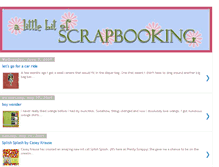 Tablet Screenshot of alittlebitofscrapbookingdesign.blogspot.com