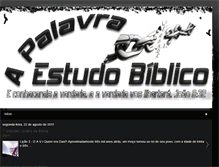 Tablet Screenshot of apalavra-estudobiblico.blogspot.com