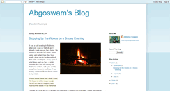 Desktop Screenshot of abgoswam.blogspot.com