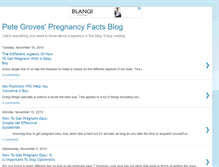 Tablet Screenshot of pregnancyfacts101.blogspot.com