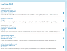Tablet Screenshot of isadora12bell.blogspot.com
