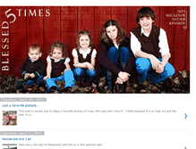 Tablet Screenshot of blessed5times.blogspot.com