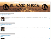 Tablet Screenshot of elvaciomusical.blogspot.com