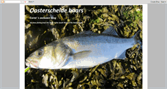 Desktop Screenshot of oosterscheldebaars.blogspot.com