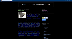 Desktop Screenshot of materialesdeconstruccion-civil42.blogspot.com