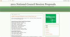 Desktop Screenshot of gshgnationaldelegatesfeedback.blogspot.com