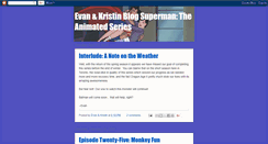 Desktop Screenshot of evanandkristinblogsuperman.blogspot.com