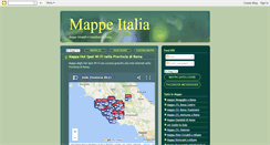 Desktop Screenshot of mappe-italia.blogspot.com