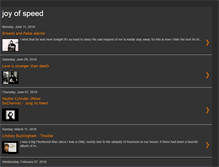 Tablet Screenshot of joyofspeed.blogspot.com