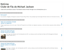 Tablet Screenshot of noticiasmichaeljacksonportugal.blogspot.com