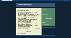 Desktop Screenshot of investigadores-expres.blogspot.com