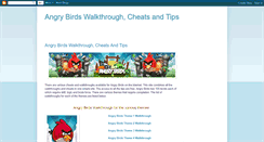 Desktop Screenshot of angrybirdswalkthrough.blogspot.com