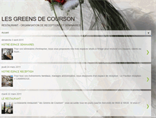 Tablet Screenshot of lesgreensdecourson.blogspot.com