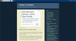 Desktop Screenshot of empleocolombia.blogspot.com