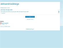 Tablet Screenshot of aleksandrosdelarge.blogspot.com