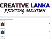 Tablet Screenshot of creativelanka.blogspot.com
