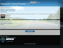 Tablet Screenshot of educacionfisicaprimariarsofia.blogspot.com