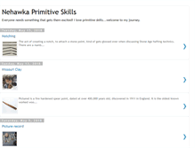 Tablet Screenshot of nehawkaprimitiveskills.blogspot.com