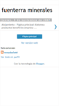 Mobile Screenshot of fuenterraminerales.blogspot.com