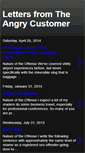 Mobile Screenshot of angrycustomerletters.blogspot.com