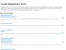 Tablet Screenshot of alammemanggilkita.blogspot.com