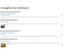 Tablet Screenshot of individuthoughts.blogspot.com