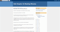 Desktop Screenshot of eaa32meetings.blogspot.com