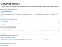 Tablet Screenshot of everythingdomestic.blogspot.com