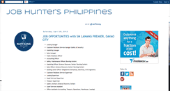 Desktop Screenshot of jobhuntersphilippines.blogspot.com